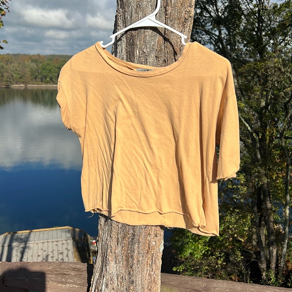 Brand Charolette Rouse - Size M - Yellow Crop Top